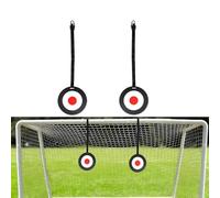 2Pcs Football Shooting Target Disc, Hanging Goal Accuracy Training Target, Football Training Aid Equipment for Free Kick Penalty Kick Shooting Practice (2Pcs Targets)