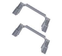 2pcs Footbridge Model DIY Building Simulation Decor for Railway Layout Home Ornament Realistic Detailing Precise Scale Design for Fun