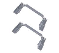 2pcs Footbridge Model for Train Scenery DIY Building Materials Accessories for Sand Table Decor Realistic Architectural Details for Model Train Enthusiasts
