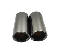 2pcs For 3 Series 318i 320i 325i 328i 316i Car Exhaust Pipe Stainless Steel Muffler Tail Throat Decoration 70mm Car Exhaust Muffler(3)
