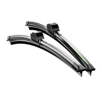 2pcs For 5 Series F07 F10 F11 2011-2016 26"18" Car LHD Front Windshield Wiper Blades Windscreen Window Rain Brushes Front Wiper Blades(Black-Green)