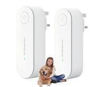 2PCS for Claru Ionic Air Purifier Plug In UK Portable Air Purifiers Instant Air Purification Quiet Ioniser Suitable No Filter for Bedrooms Toilets Living Bathrooms Closets Pet Room Smoke Smell Removal