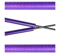2PCS For For Kuga For Escape 2013-2019 Front Hood Bonnet Carbon Fiber Gas Struts Shock Damper Lift Supports Absorber Car-Styling Gas Springs(Purple carbon fiber)