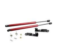 2PCS For For Kuga For Escape 2013-2019 Front Hood Bonnet Carbon Fiber Gas Struts Shock Damper Lift Supports Absorber Car-Styling Gas Springs(Red carbon fiber)