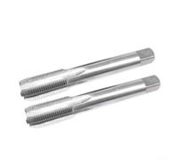 2pcs for HSS M18x1.5mm Metric Tap Set, Right Hand Thread Taper and Tap, 90mm Length for Metalworking Manufacturing for CNC Machining
