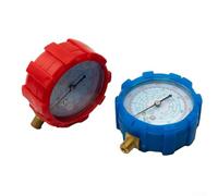 2PCS for HVAC Pressure Gauge Set - Low & High Pressure Meter for R134A, R410A, R22, R404A Air Conditioning Systems - 0-500 PSI (Blue) & 0