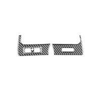 2PCS For Lexus LX 2008-2015 Carbon Fiber Auto Instrument Panel Left Right Button Knob Cover Frame Decoration Interior Sticker