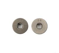 2pcs for mig for welder Wire Feed Drive Roller Set, Knurled-Groove Bearing | Steel Rollers for 0.6-0.8mm & 0.8-1.0mm Wire, 25mm OD x 7.45mm Width with 7x7mm Square Hole