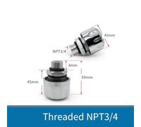 2pcs For NPT Threaded Breather Cap with 40- Filtration, Carbon Steel and Aluminum Alloy Vent for Hydraulic Oil Tank, Gearbox, Coolant Reservoir or(NPT3/4)