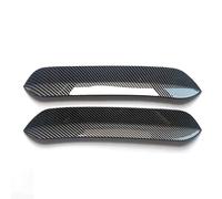2pcs For O Style Roof Spoiler Extentions Flaps Rear Wing Fit For Vw For Polo For Golf 6 For 7 Mk7 .5 R Gti Tail Fin(Carbon Look)