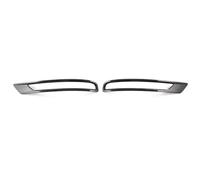 2pcs For Outlander 2024-2024 Glossy Black Rear Fog Light Cover Trims Lamp Hoods Cover Scratches High-Quality ABS Exterior Parts