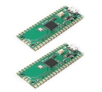 2PCS for Raspberry Pi Pico Board with Soldered Header Microcontroller, Terminal Block Shield HAT with Pin Header, RP2040 Microcontroller Development Board Compatible with Arduino Raspberry Pi Pico