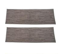 2pcs for Slip Washable Treads 76x20cm Carpeted Skid Polyester Stair Rugs Indoor Non Reusable Step Mats Customizable Cut for Fit Non for Wooden or Stair Stairs Beige (Gray)