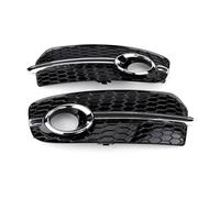 2pcs For SQ5 Style Car Exterior Fog Lamp Light Frame Cover Compatible For Q5 8R 2013-2017