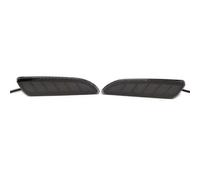 2PCS For Toyota For Corolla Cross 2020 2021 2022 Car LED Reflector Light Rear Fog Lamp Bumper Brake Light Dynamic Turn Signal Wing Mirror Indicator Light(Black Model C)