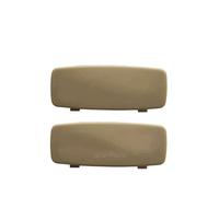 2Pcs For VW For Jetta A5 A6 MK5 For Golf 5 6 7 GTI For Passat B6 B7 CC For Polo A B C Pillar Airbag Emblem Cap 3C0853437C 1K8853437 5G0853437(Dark Beige-2Pcs)