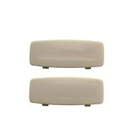 2Pcs For VW For Jetta A5 A6 MK5 For Golf 5 6 7 GTI For Passat B6 B7 CC For Polo A B C Pillar Airbag Emblem Cap 3C0853437C 1K8853437 5G0853437(Light Beige-2Pcs)