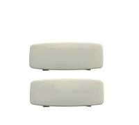 2Pcs For VW For Jetta A5 A6 MK5 For Golf 5 6 7 GTI For Passat B6 B7 CC For Polo A B C Pillar Airbag Emblem Cap 3C0853437C 1K8853437 5G0853437(Beige White-2Pcs)