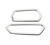 2Pcs for VW for T-Cross for Tcross 2018 2019 2020-2024 LHD Car Dashboard AC Air Vent Frame Trim Sticker Accessories FIXCOR