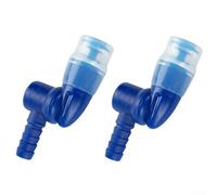 2pcs For Water Bladder Bite Valve Replacement Silicone Sheath For Outdoor Activities(Blue)