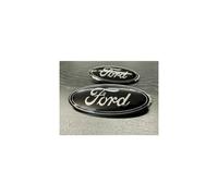 2PCS FORD BLACK EMBLEMS OVAL 9 INCH LOGO Grille/Tailgate Badge 2004-16