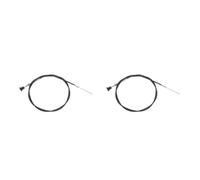 2pcs Forklift Carburetor Choke Control Cable with Pull Handle | Alloy Plastic Rubber Build, Restores Air Fuel Adjustment, Improves Idle Stability, for Industrial Logistics Centers