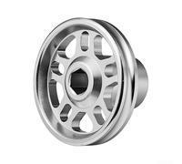 2PCS Frame Sliders for Motorcycles to Protect Wheel Hub and Front Fork Cup Areas from Crash and Falling Damage (Silver)