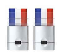 2Pcs France Flag Face Paint Stick - 3 Colors Blue White Red Body Paint, Waterproof Washable, Twist-Up Design Country Flag Face Paint for Sporting Events Football Supporters 2026 World Cup