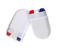 2Pcs France Flag Pen, Country Flag Face Paint, Sports Makeup Baseball Face Paint, Face Paint Brushes, Spanish Face Paint, Red And White Face Paint