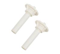 2pcs Freezer Drain Accessory Tube Plastic Replacement 54mm White | Chest Freezer Cooler Fridge Drainage, Leak Prevention and Easy Installation, Universal Fit for Kitchen or Store Area