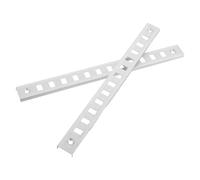 2pcs Freezer Shelf Support Rail Stainless Steel Inch for Cold Cabinets | Commercial Refrigerator Shelf Support Strip, Stable Load Bearing Track, Prevents Movement in High Traffic Storage