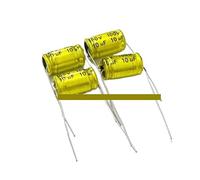 2PCS frequency electrolytic capacitor axial horizontal NP 100V47UF 10X20M BIANMTSW