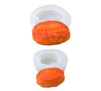2PCS Fried Food Silicone Mold Chocolate Fondant Mold Pastry Baking Tools Baking Tools Resin Decorative Soap Cake Supplies Making Chocolate