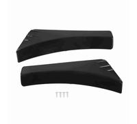2Pcs Front Bumper Lip Angle Left And Right Bumper Protector Durable High Temperature Resistance Lip Splitter Universal Fit Glossy Black Carbon Fiber Look 13.0in Length ABS Material (Bright Black)