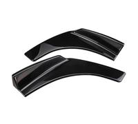 2PCS Front Bumper Lip Splitter Deflector Spoiler Scratch Resistant Wing Shovels Bumper Deflector Protection Lip Splitter Chin Decoration(Black)