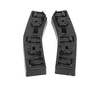 2pcs Front Bumper Support Bracket Left Right 68138374AC Replacement High Durability ABS Material Black CHEROKEE 2014-2018