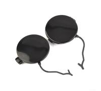 2pcs Front Bumper Tow Hook Eye Cap Cover Compatible With For Cayenne 2011 2012 2013 2014 Black Plastic Left And Right Pair Replacement Parts For Car Exterior Accessories
