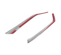 .2pcs Front Fog Light Eyelid Trim Strips ABS Chrome Decoration For CX-3