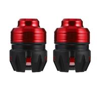 2pcs Front Fork Cup Aluminum Alloy Anti Collision Slider Protector | Quick Install, Non-destructive Fit, Wear-resistant Build, for Front Axle Use on Motorcycles