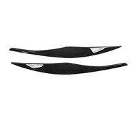 2PCs Front Headlight Eyebrow Cover Car Exterior Trim Replacement for BMW 3 Series E90 E91 Sedan Touring 2005 2012 Glossy Black Enhance Your Car S Appearance With This Sturdy And (Bright Black)