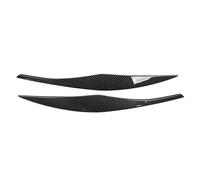 2PCs Front Headlight Eyebrow Cover Car Exterior Trim Replacement for BMW 3 Series E90 E91 Sedan Touring 2005 2012 Glossy Black Enhance Your Car S Appearance With This Sturdy And (Carbon Fiber Style)