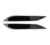 2Pcs Front Headlight Lamp Eyebrow Molding Trim Protect Your Car with Car Headlight Eyebrow Trim Sticker, Piano Black Style, Dirt Resistant, for 350Z Z33 2006 2009