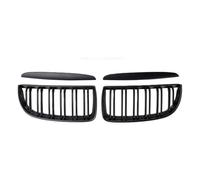2PCS Front Kidney Bumper Grill Grilles For BMW For 3-Series For E90 For 323I For 328I For Sedan For Wagon 2005 2006 2007 2008 Front Bumper Upper Grill Cover(Matte Black)