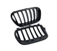 2PCS Front Kidney Grille Grill 1 Slat Gloss Black Front Hood Grills Compatible With BMW X3 F25 2010 2011 2012 2013 Replacement Styling