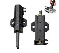 2PCS Front-Loading Washing Machine Motor Carbon Brushes Replacement, Universal Carbon Brush Set for Washer Motor, Durable Conductive Motor Brushes for Repair and Maintenance Spare Parts