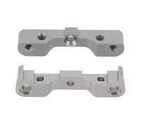 2Pcs Front Lower Arm Fixed Block for ZD Racing 08421 08423 08425 08427 08428 MT8 1/8 RC Car, Aluminum Alloy Swing Arm Fixing Plate, Direct Replacement for Original Plastic Parts, R