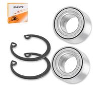 2pcs Front or Rear Wheel Bearing + Retainer Ring for Honda Talon/Pioneer 520 700 1000 SXS1000 SMS520 SMS700 2016-2023 91054-HL3-A41
