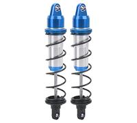 2PCS Front Shocks Absorber Shock Absorption Improve Stability High Strength 180mm RC Front Damper for 1/5 RC Car (Dark Blue)
