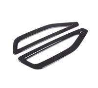 2Pcs Front Side Fender Vents Air Outlet Cover Trims for BMW X5 G05 2019 2020 2021 (Gloss Black)