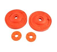 2Pcs Front Suspension ABC Shock Buffer Rubber Mount Compatible with W221 Vehicle Models Part Number 2213206113 2213206213 Universal Fit Aftermarket Replacement